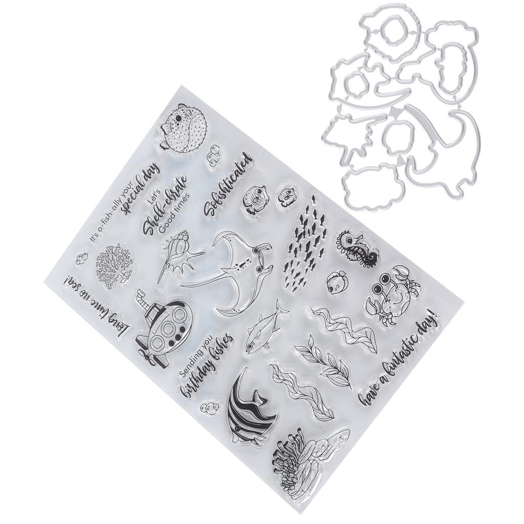 Transparente Stempel, praktisches Werkzeug zur Kartenherstellung, tragbare Schneideform für Fotoalben, Geschenke