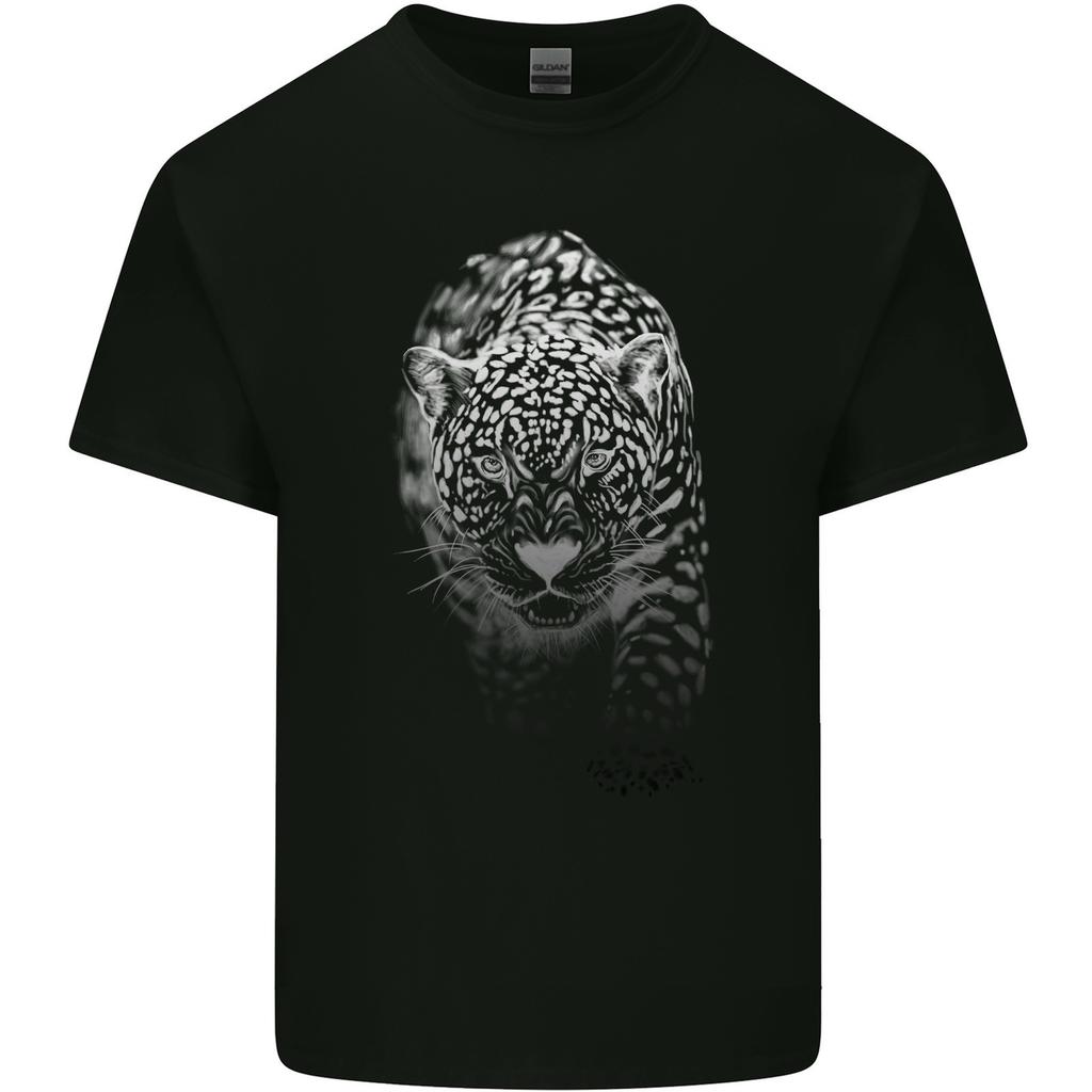 Stealthy Jaguar Mens Light Cotton T-Shirt