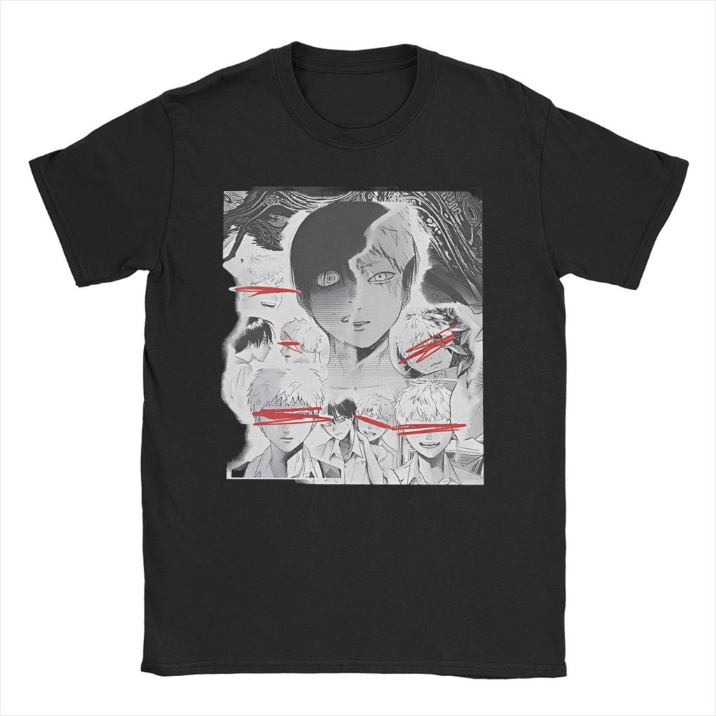Men Women's T-Shirts The Summer Hikaru Died Pure Cotton Tee Shirt Short Sleeve Tsujinaka Yoshiki Manga T Shirts Clothes Printed