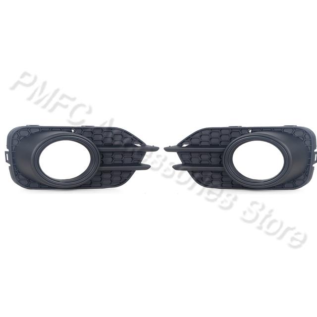 For VW Tiguan 2012 2013 2014 2015 2016 2017 2018 US Version Front Bumper Fog Light Lamp Cover Frame Grille 5N0853665J 5N0853666J