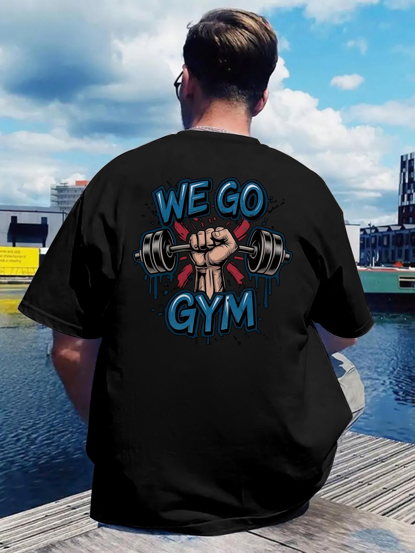 Inspirational Print Short-Sleeve T-shirt L
