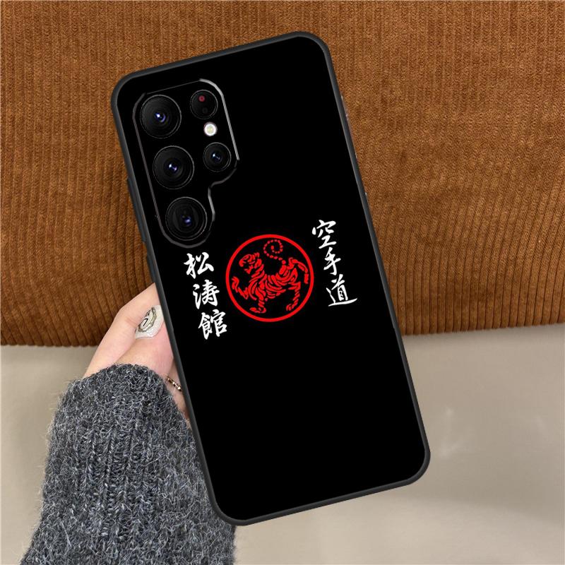 Shotokan Karate Symbol Handyhülle Für Samsung Galaxy S25 Ultra S9 S10 S20 S21 S22 Plus S24 FE S23 Ultra Rückseite