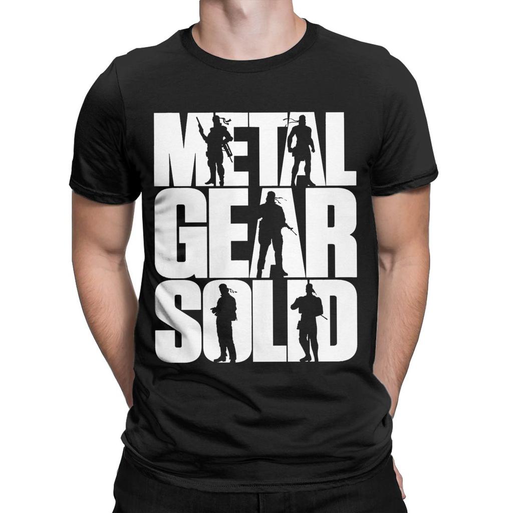 Men Women's Metal Gear Solid 3 Snake Raiden Shooting Game T-Shirts Novelty Cotton T Shirts Top Tee Clothes Graphic Printed