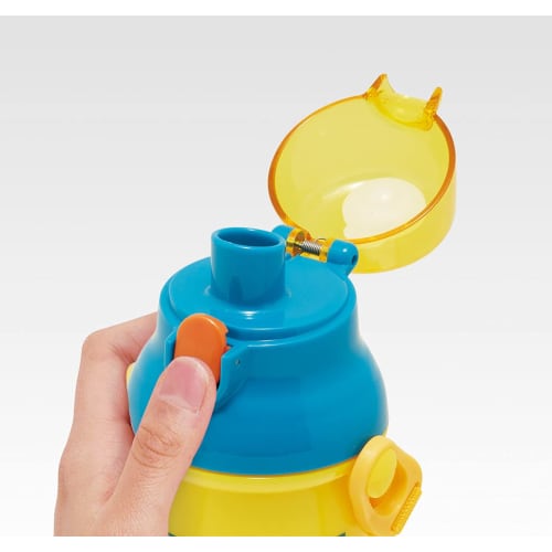 Skater Dětská plastová láhev na vodu, 480 ml, Antibakteriální s ionty stříbra Ag+, Design Minions Fever, PSB5SANAG-A