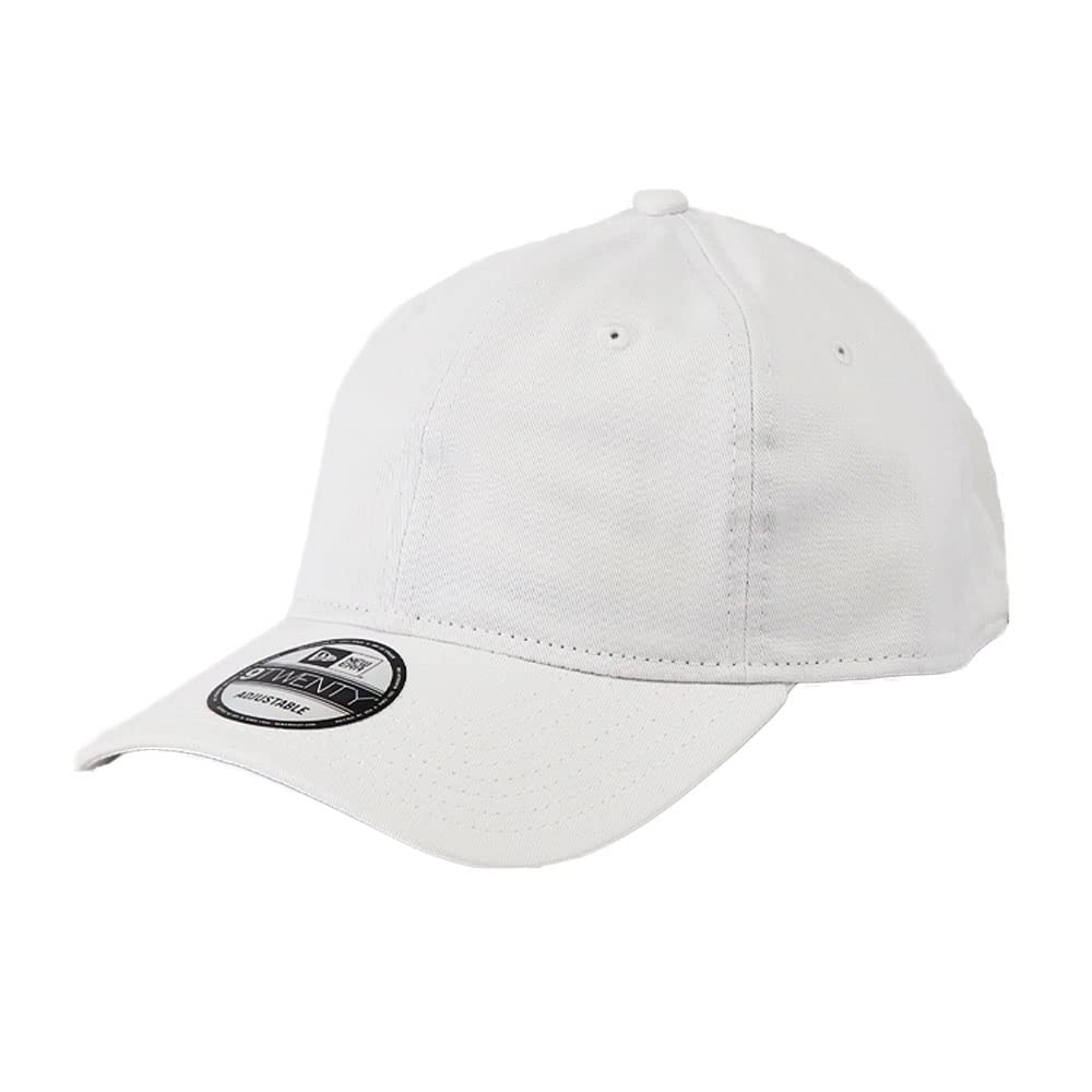 

New Era Cap Plain Hat 9TWENTY NE201 CAP LADIES Cap Plain Low Cap Baseball Cap Baseball Cap Golf Brand Plain Cap White Free Size [New Era] MEN S Men s белый
