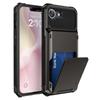 For iPhone 16e Phone Cover PC+TPU Dual Layer Back Case with Card Holder