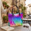Colorful Watercolor Tote Bag Fashion Large Capacity Casual Shoulder Handbag