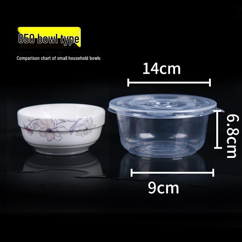 

Disposable Plastic Takeout Bowls with Lids