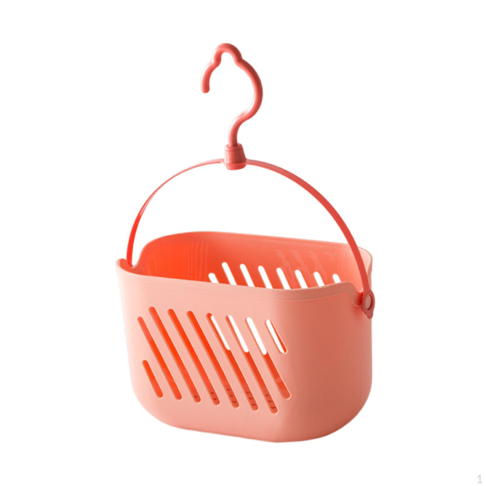 

Hanging Shower Basket with Hooks. Versatile And Soap Dish. Made of Easy-tPP Material розовый