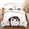 3D Anime Komi Can't Communicate Bedding Set Printed single Comforter Quilt Cover Duvet Cover Pillow Case 3 Pieces Kid Adult Size