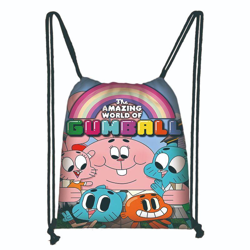 The Amazing World Of Gumball Student Storage Portable Oxford Bundle Bag