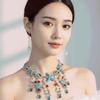 Lightweight Fairy Core Necklace Silver Plated Tassel Statement Chain  Photoshoot Props