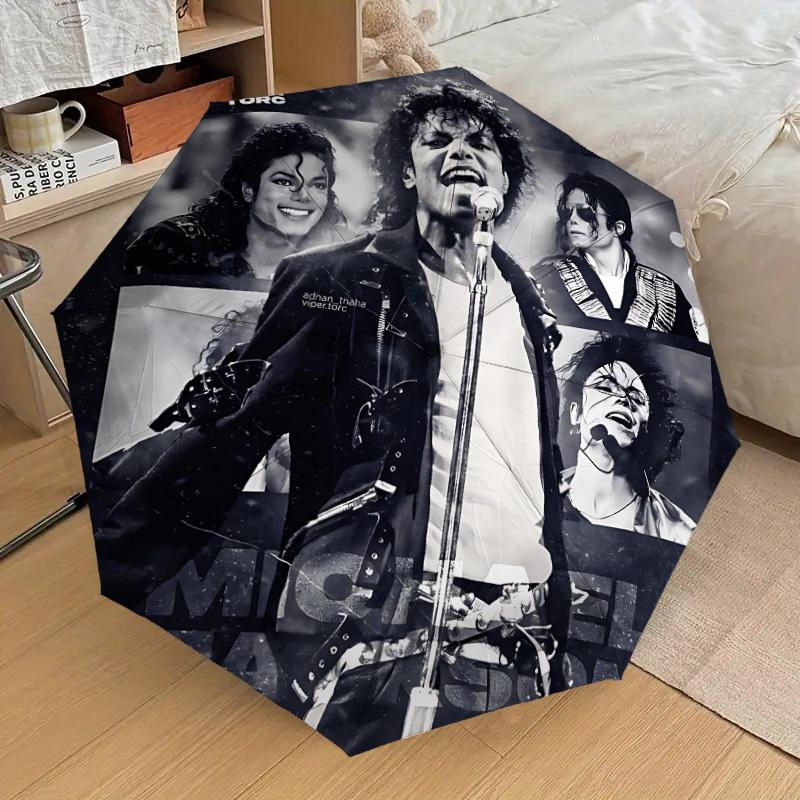 

1 шт. Автоматична складана парасолька Michael Jackson, Портативна складана конструкція, Повсякденний аксесуар для вулиці L1127055