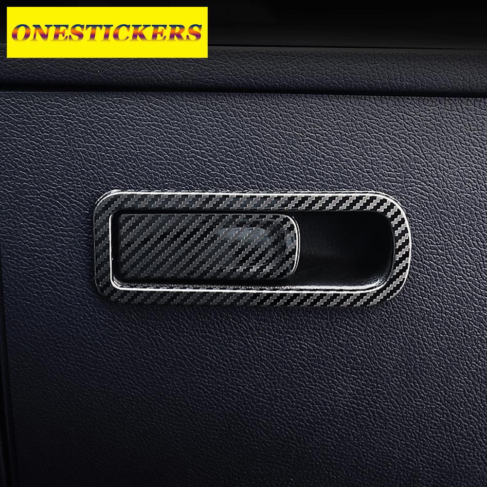 Stainless Steel Car Co-pilot Glove Box Handle Cover Trim For Mercedes Benz A B CLA GLB GLA Class W177 V177 W247 C118 X247 H247