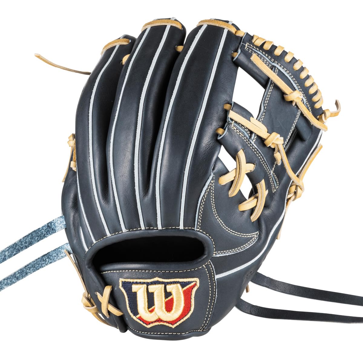 

Wilson Basic Lab DUAL Baseball Glove for with Thumb Pads for Two Little US Original W Black Softball, Infielder s, (Recommended Fingers), Design,