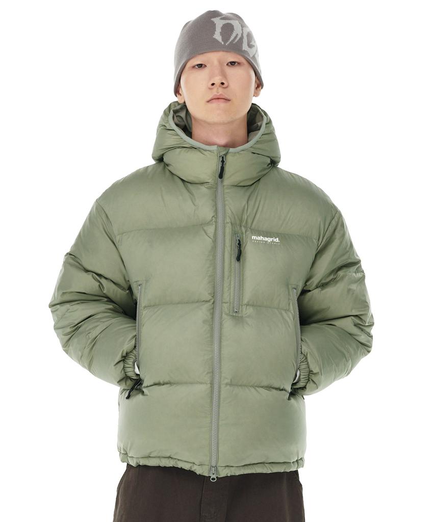 Mahagrid Hooded Down Puffer Khaki(Mg2Dwmb902A)