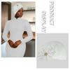 New African Rhinestone Flower Casual Hijab Hat 