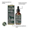 2026 Best!! 5pcs Mullein Drops for Lungs, Mullein Leaf Extract with Chlorophyll, Natural Herbal Supplement for Lung Cleanse & Breathing Support