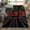 Elvis Presley Legend Area Rug Perfect for Study Room Entryway Kitchen Balcony Antislip Carpet Anime Office Decor Birthday/Christmas Gift