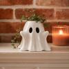 Creative White Ghost Vase 3D Printed Water Planting Planter Halloween Flower Pot  Apartment Decor