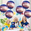 KatchOn Big Galaxy Balloons Earth Party Supplies 4D Round Sphere Balloons for Space Themed Party Decorations Planet Balloons for Space Decor - 22-inch