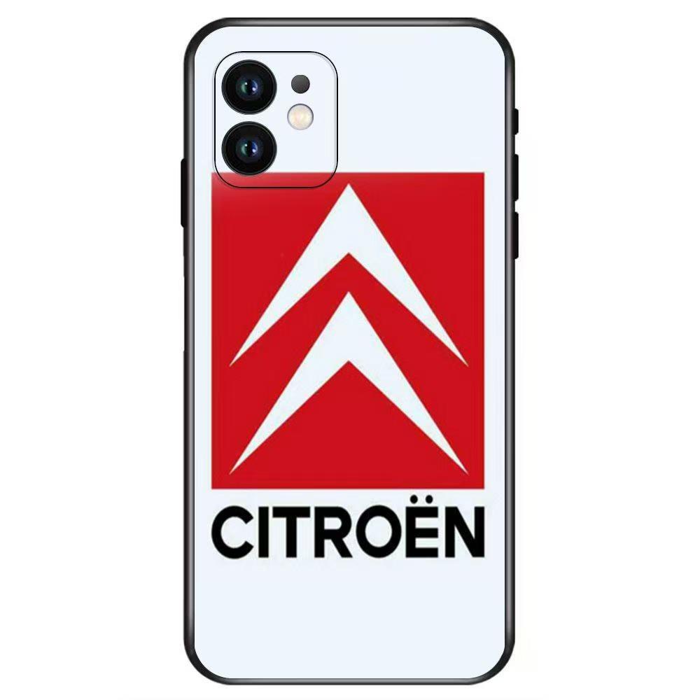 Měkký TPU kryt na telefon pro Citroen pro iPhone 16 15 14 13 12 Pro Oficiální kryt Apple pro iPhone 16 Plus 12 13 14 15 16 17 Pro Max