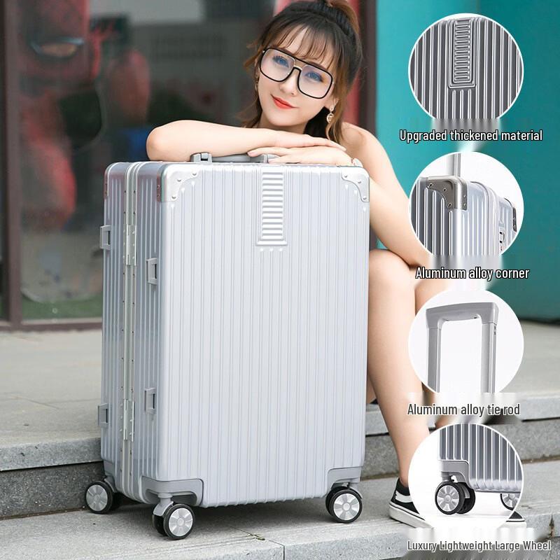 PACKAGE FASHION Unisex ABS Spinner Luggage
