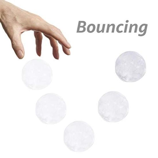 Hand Gum Clear Thinking Crystal Stress Relief Putty Squeeze Toy for Kids and Foreign Handmade Slime [2 Pieces] Slime, Putty, Slime, Adults, Slime,