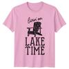 Livin On Lake Time Adirondack Chair Nature TShirt For Unisex And Unisex