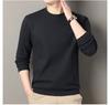 Men's Winter Plus Velvet Thick Warm Round Neck Hoodie - Casual and Versatile Base Layer Top