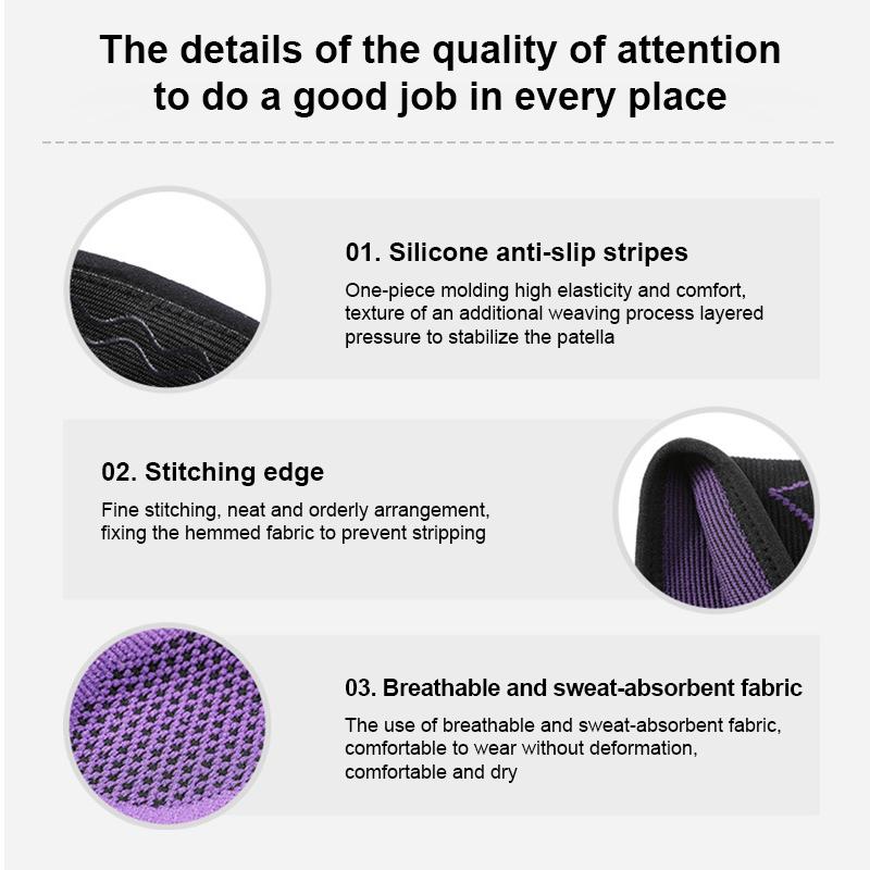 Fitness Knee Pads Basketball Kneepads Protector Men Pressurized Support Gear Running Volleyball Brace Protector Sport