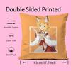 The H-Helpful F-Fox Senko San Pillow Case Comfort Sofa Bed Silky Elegant Invisible Zipper Custom Decorative Cushion Cover