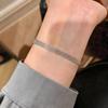 Trendy Multi-Layer Lace Chain Hip Hop Bracelet