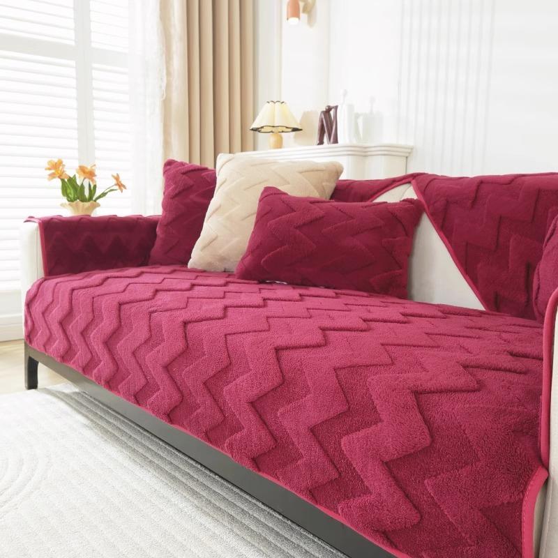 Sofa Cushion Cross-border Anti-slip Dirt-resistant Advanced Sense Cushion Winter Thickened Sofa Cover Cover Back Towel Cover