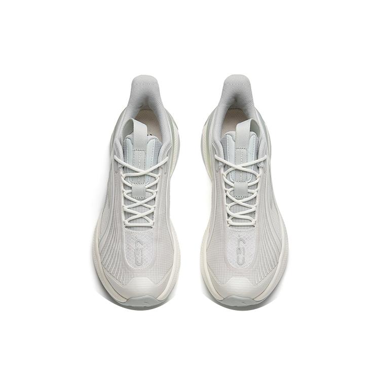 New Anta C37 2.0 Abrasion Resistant Slip Resistant Low Top Running Shoes Women's White Gray Green 122135537R-6