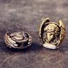 Decorative Goddess Pendant Paracord Lanyard Charm Copper Metal Decorative Keyring Bead Accessories for Tactical Gear
