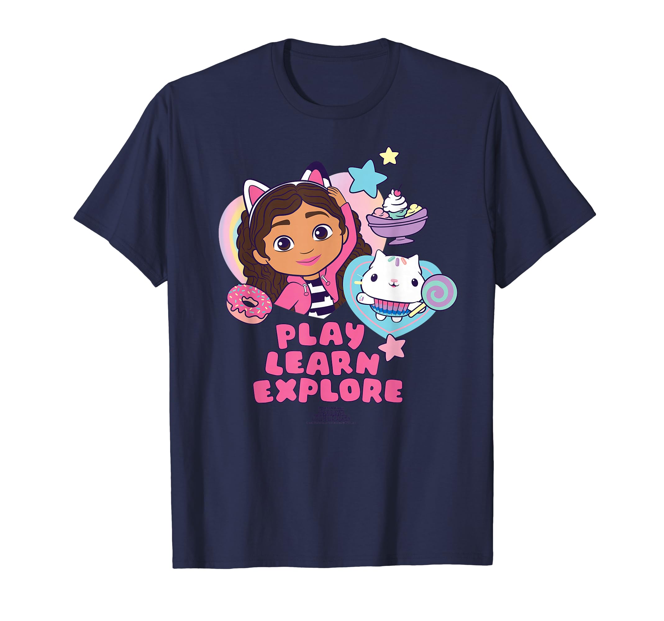 

DreamWorks Gabby s Dollhouse Play Learn Explore T-Shirt