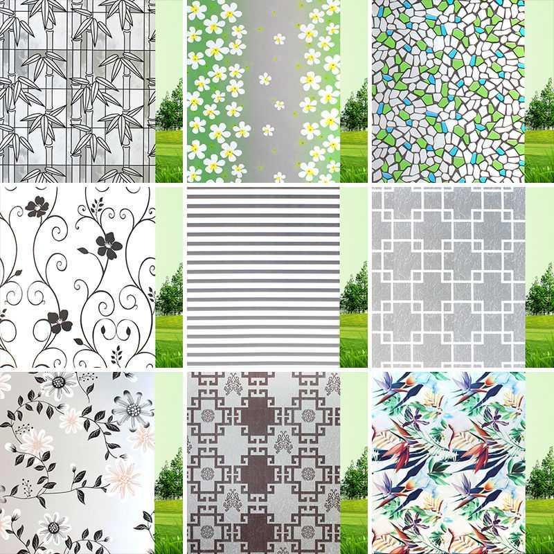 Selbstklebendes Papier, Fensterfolie, Badezimmerglasfolie, Blickschutz, Badezimmerfenster-Fensteraufkleber, Sonnenscheinweiß