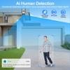 12MP 6K WiFi IP Camera Outdoor 8X Zoom Three Lens Dual Screen Home Security Camera Auto Tracking Mini  CCTV WiFi Surveillance