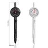 Radius Pointer Compass for Students Exam Drawing Circles 2B High-Precision Metal Ruler Compass Set Automatic Drafting Supplies