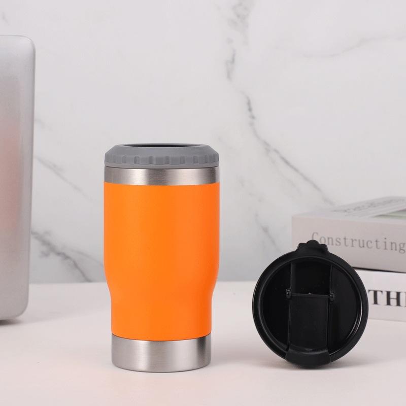 Stainless Steel Mug 14oz Beer Mug with Bottle Opener Double-layer Vacuum Cooler Portable Car Mug