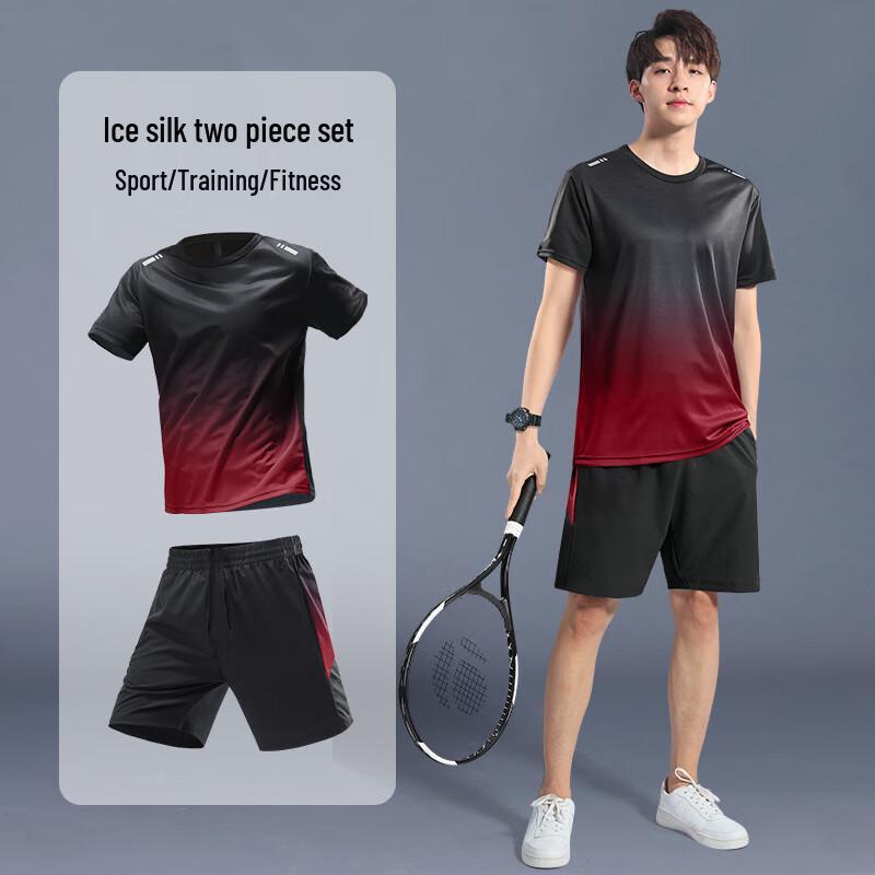 WEZHO Men's Badminton & Tennis Quick-Dry Set