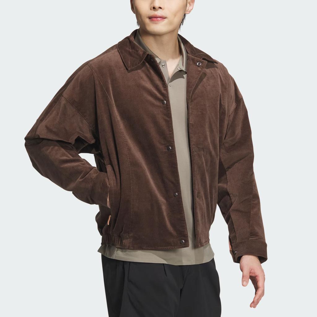 Adidas Wuji Series Cord Jacket Men Jacket Brown JI8721