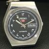 AUTOMATIC 6309A VINTAGE SEIKO 5 JAPAN MENS ARABIC BLACK DIAL WATCH a701437-5 R206b-a701437