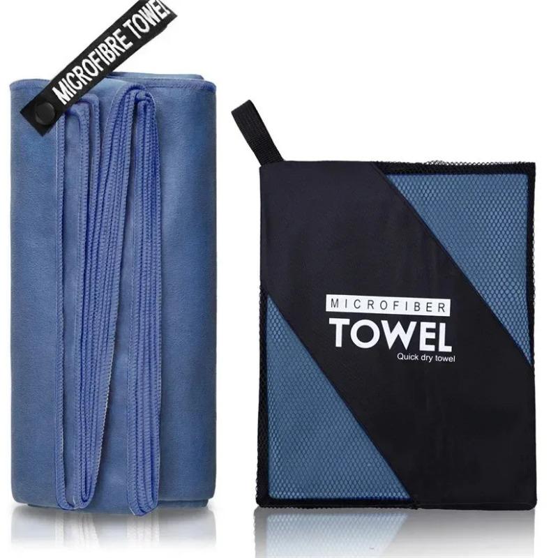 Quick-Drying Sports Towel 40X80/80X160Cm Blue Grey Green Orange Swimming Gym Fitness Camping Running Beach Washcloth Towels