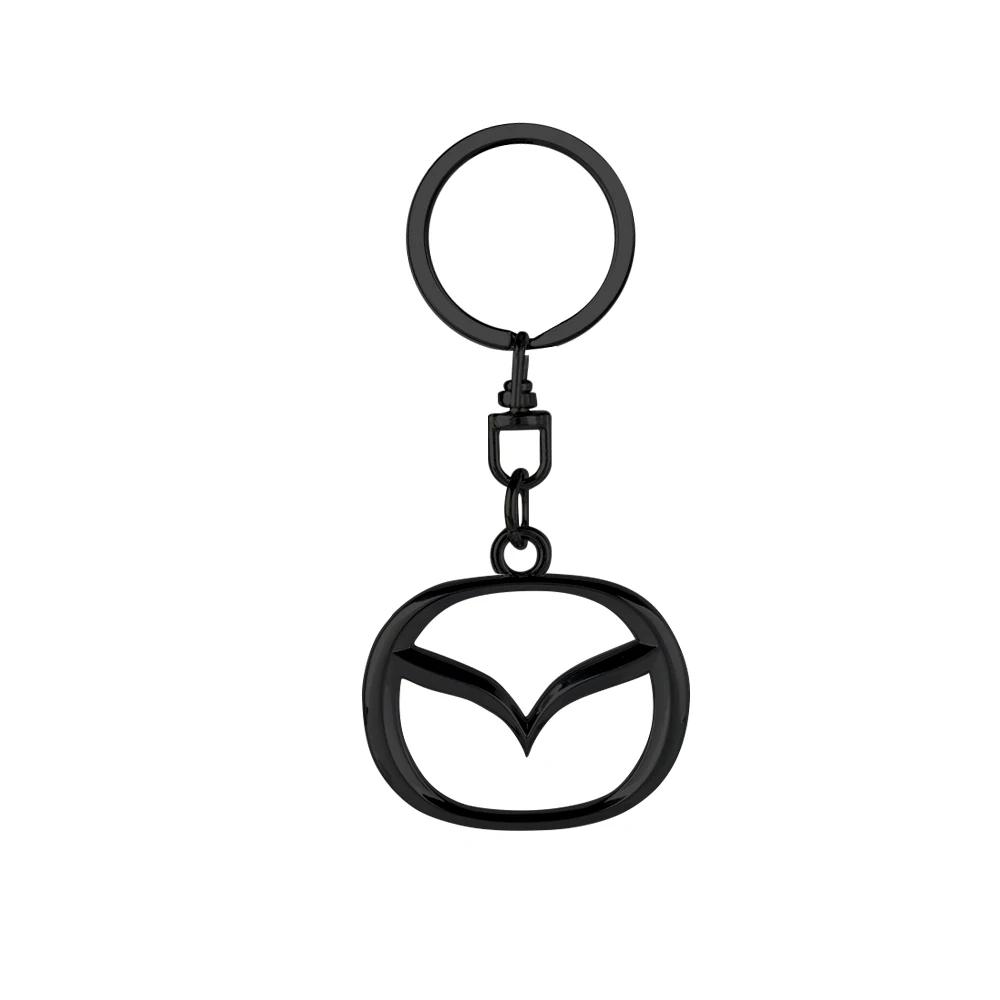 2025 Het 1 st Bil 3D Metall Nyckelring Skalle Formad Nyckelring Hänge Gåva För Mazda MS 3 5 6 7 2 Axela CX5 CX3 CX4 CX30 CX9 Atenza D