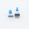 High Head 7x7 Self-Locking Key Switch, Single/Double Row, 3/6-Pin