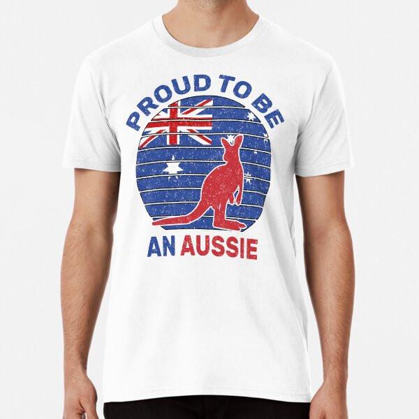 Proud To Be An Aussie Australian Patriotic TShirt Made in Australia Unisex T-Shirt S
