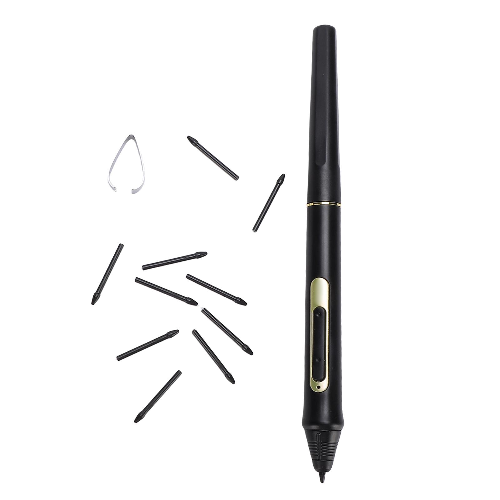 Penna Digitale BOSTO W10 8192 Livelli di Pressione Penna Stilo con 10 Punte di Ricambio Penna Sensibile alla Pressione per BT 101A, BT