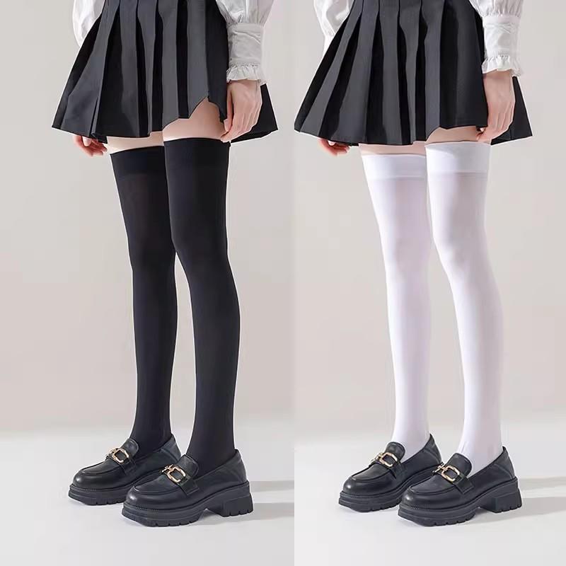 1/2 Pcs Plus Size Women Stockings Over Knee Socks Thigh High Socks Large Size Female Stockings Long Socks Women's Stockings